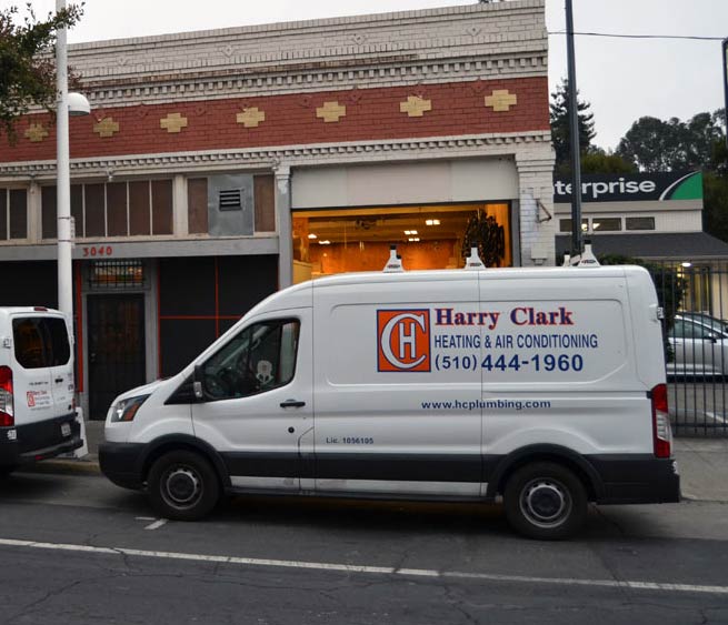 Harry Clark Heating & Air Conditioning Van